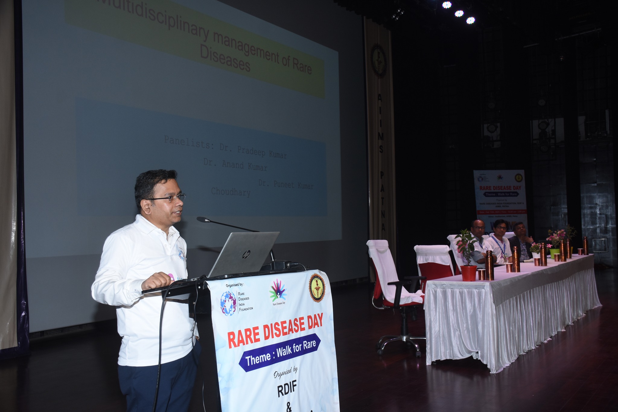 An art display created by patients for the awareness day.